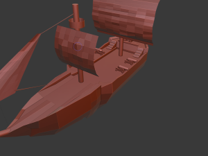 pirate ship 3D Model