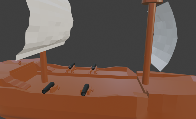 pirate ship 2 Model 3D .c4d .max .obj .3ds .fbx .stl .blend 