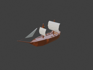 pirate ship 2 Model 3D