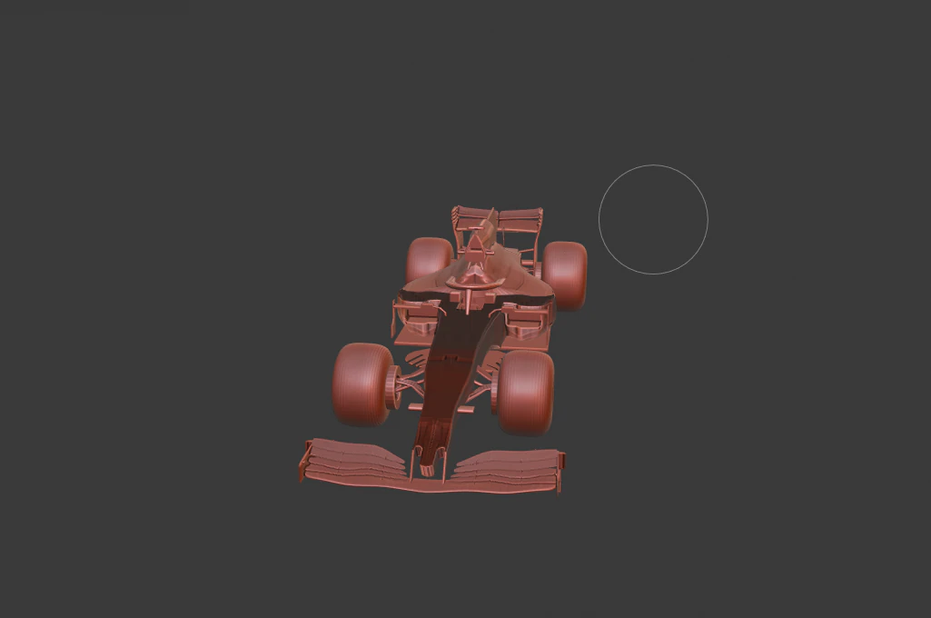 open wheel race car red 3D Model .c4d .max .obj .3ds .fbx .stl .blend 