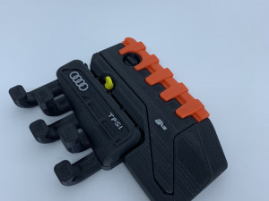 audi ttrs wall keychain Model Cetak 3D