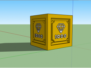 Tanki Online Gold box old 3D Models