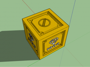 Tanki Online Gold box old 3D 모델