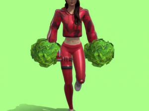 рубиновый скин фортнайт 3D Модель