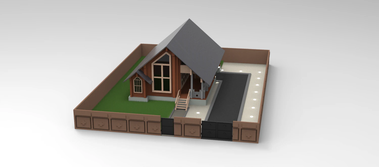 ev modeli 3D Model .c4d .max .obj .3ds .fbx .stl .blend