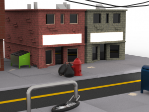 lowpolystreetmodel 3D Модель