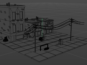 lowpolystreetmodel 3D Модель
