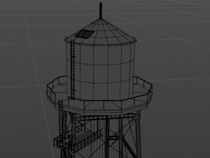 water tower 3D Модель