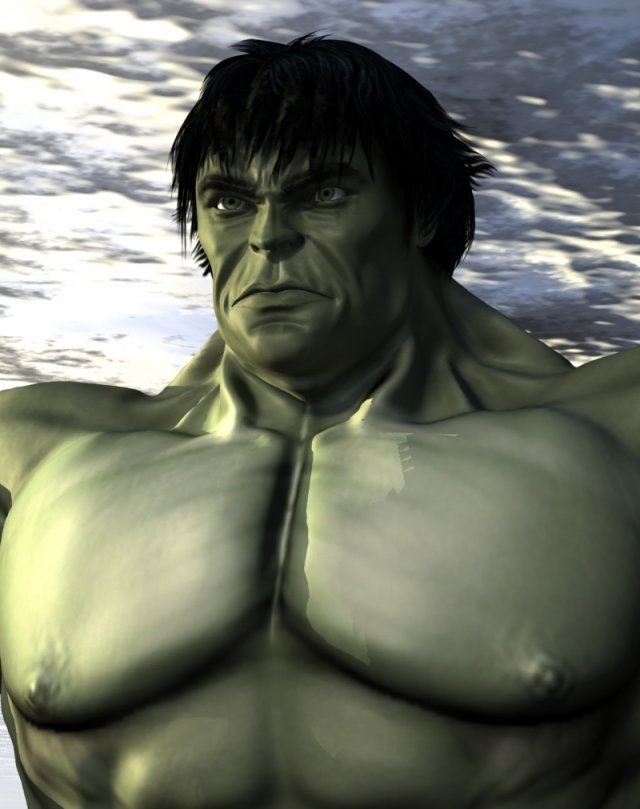 hulk comics Model 3D .c4d .max .obj .3ds .fbx .stl .blend 
