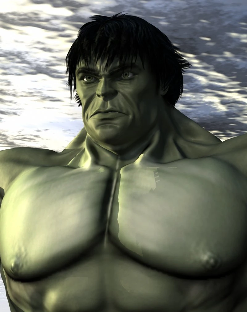hulk comics 3D Model .c4d .max .obj .3ds .fbx .stl .blend 
