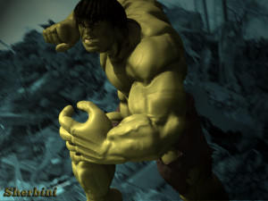 hulk comics Model 3D