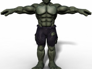 hulk comics Model 3D