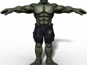 hulk comics 3D Model