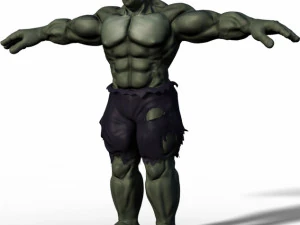 hulk comics 3D Model
