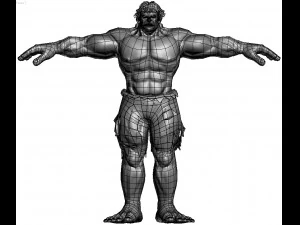 hulk comics 3D Model