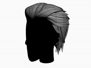 stylized hair factory v2 3D Model
