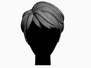 stylized hair factory v2 3D Model