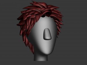 stylized hair factory v2 3D Model