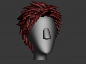 stylized hair factory v2 3D Model