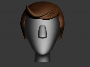 stylized hair factory v2 3D Model