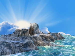 sea animated Model 3D