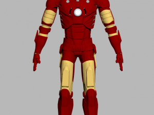 ironman comics Modelo 3D