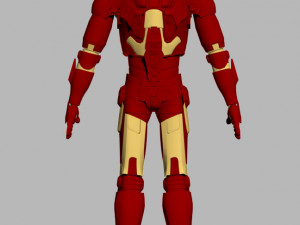 ironman comics Modelo 3D