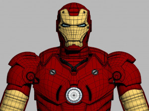 ironman comics Modelo 3D