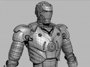 ironman comics Modelo 3D