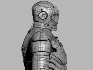 ironman comics Modelo 3D