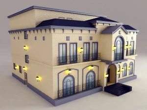 two houses 3D Model