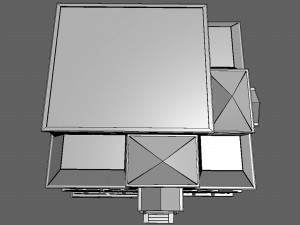 two houses 3D 모델