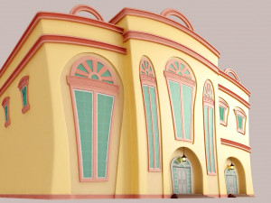 two houses 3D 모델