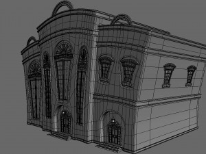 two houses 3D 모델