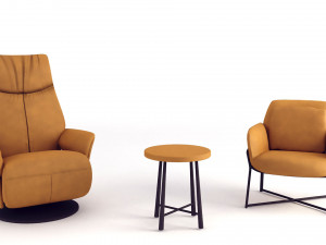 lazy boy chair Modello 3D