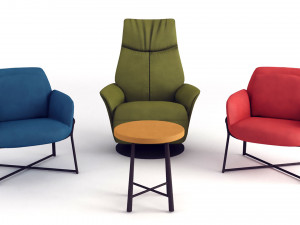 lazy boy chair Modello 3D