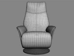 lazy boy chair 3D Model