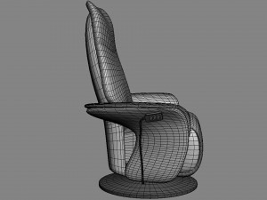 lazy boy chair Modello 3D
