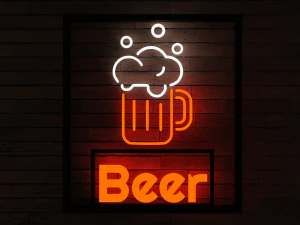 pacchetto di insegne al neon per alimenti Modello 3D