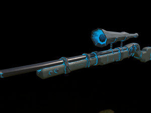 sniper rifle sea of thieves edition 3D-Modell