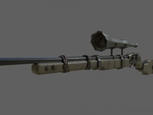 sniper rifle sea of thieves edition 3D Model