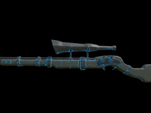 sniper rifle sea of thieves edition 3D Model