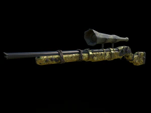 sniper rifle sea of thieves edition 3D Model