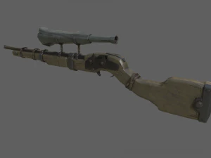 sniper rifle sea of thieves edition 3D Model