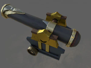 scheepskanon Sea of ​​Thieves-editie 3D Model