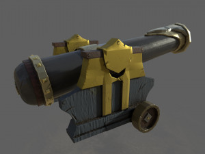 ship cannon sea of thieves edition Modelo 3D