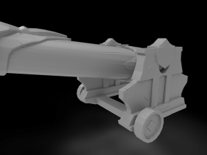 ship cannon sea of thieves edition Modelo 3D