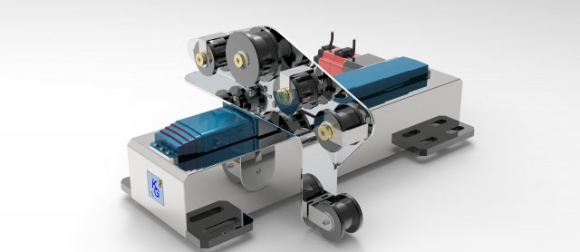 flat drip irrigation pipe machine part 3D Модель .c4d .max .obj .3ds .fbx .stl .blend 