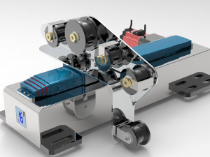 flat drip irrigation pipe machine part 3D Model