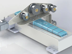 flat drip irrigation pipe machine part 3D Model